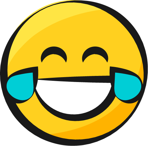 smiley jaune emoji yellow rire pleurer laughing crying larmes de joie ...