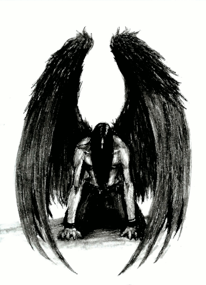 Ange Noir Image Animated Gif