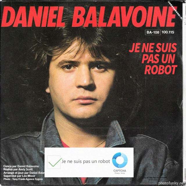 Daniel Balavoine Je Ne Suis Pas Un Robot Image Animated Gif