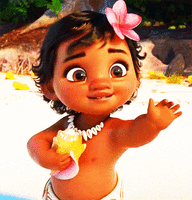 Vaiana Moana Maman Et Bebe Disney Image Animated Gif