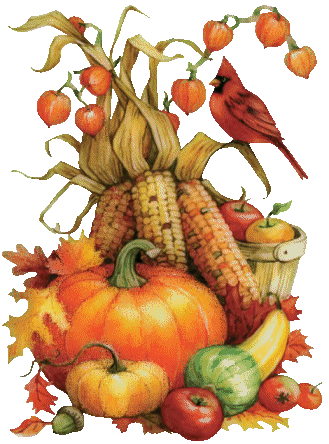 Autumn Harvest Scenes Painting automne halloween citrouille fruits et legumes septembre 