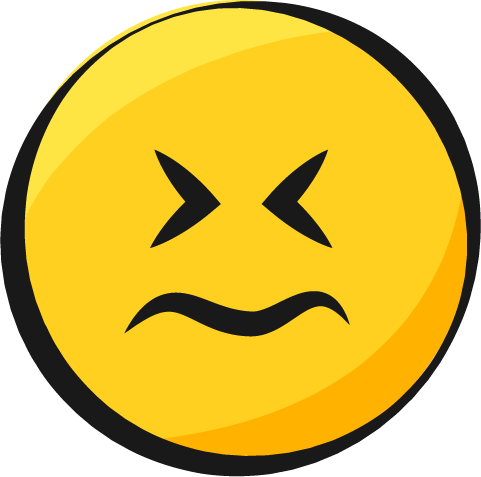 smiley jaune emoji yellow nausee nausea Image, animated GIF